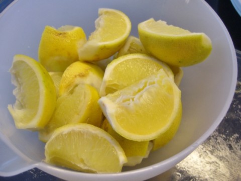 Bergamot citroenen voor bergamot marmelade